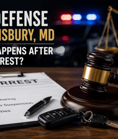 DUI Defense Lawyer in Salisbury MD: What Happens After a DUI Arrest?